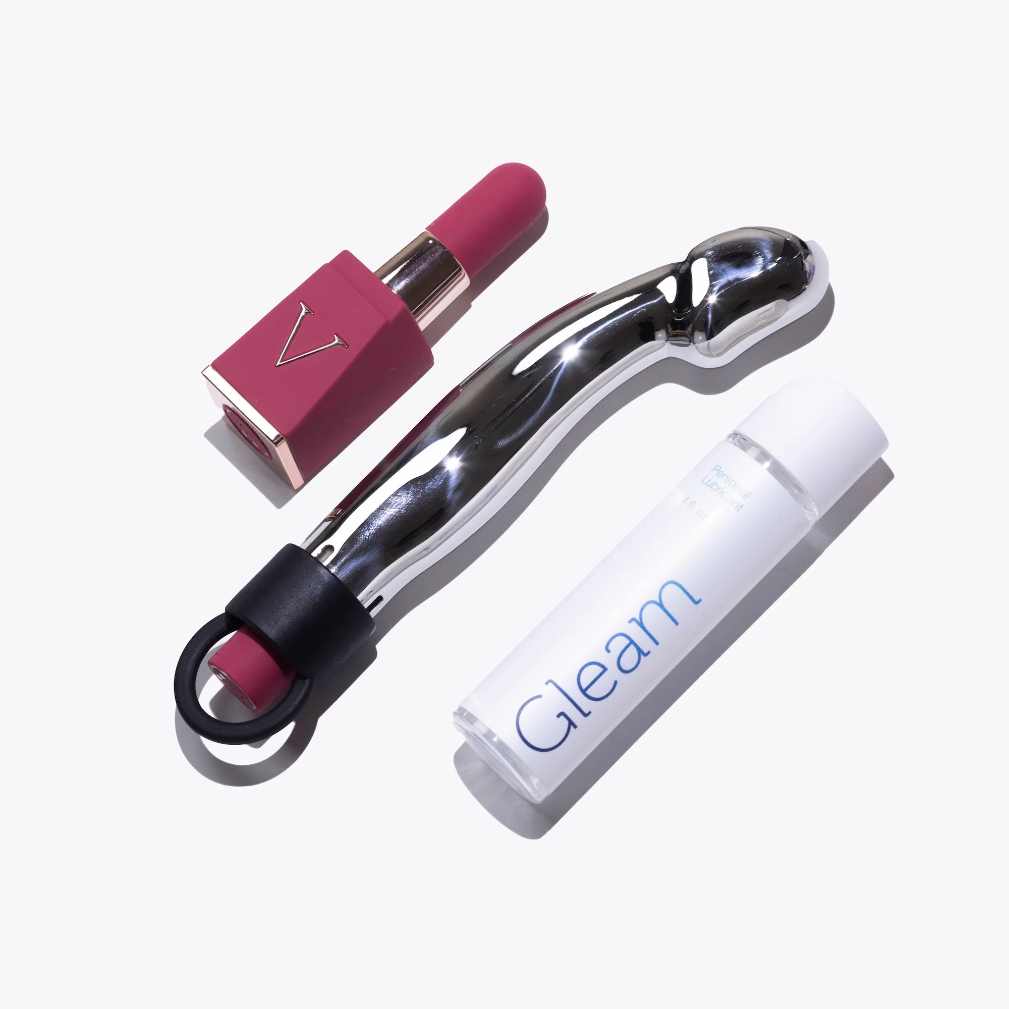 Solstice Alto Capo Metal Vibrator Dildo and Lipstick Clitoral Stimulator - Image 2