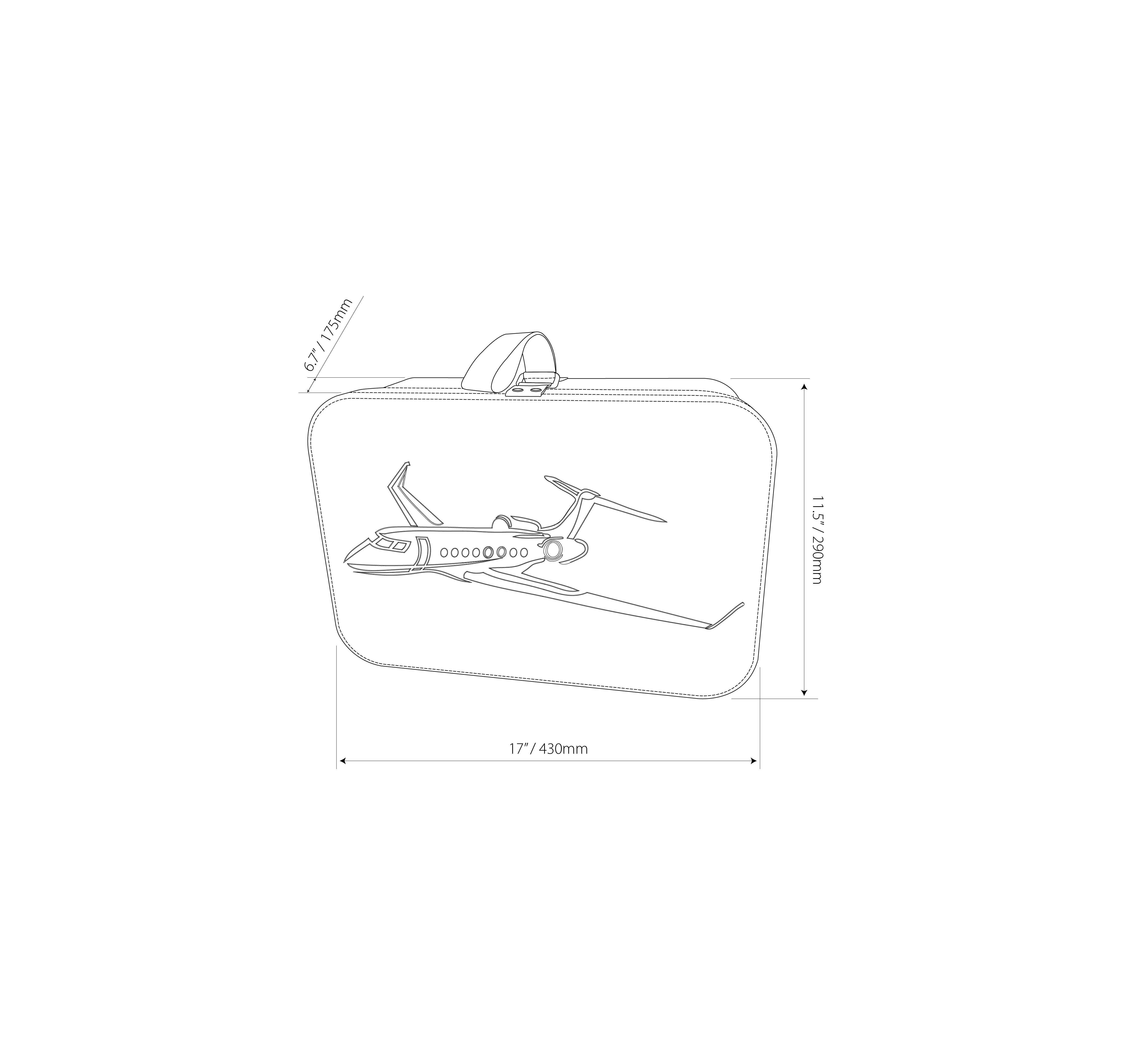 Jetpack storage and carry on travel case with lock by GOOROO - Image 4
